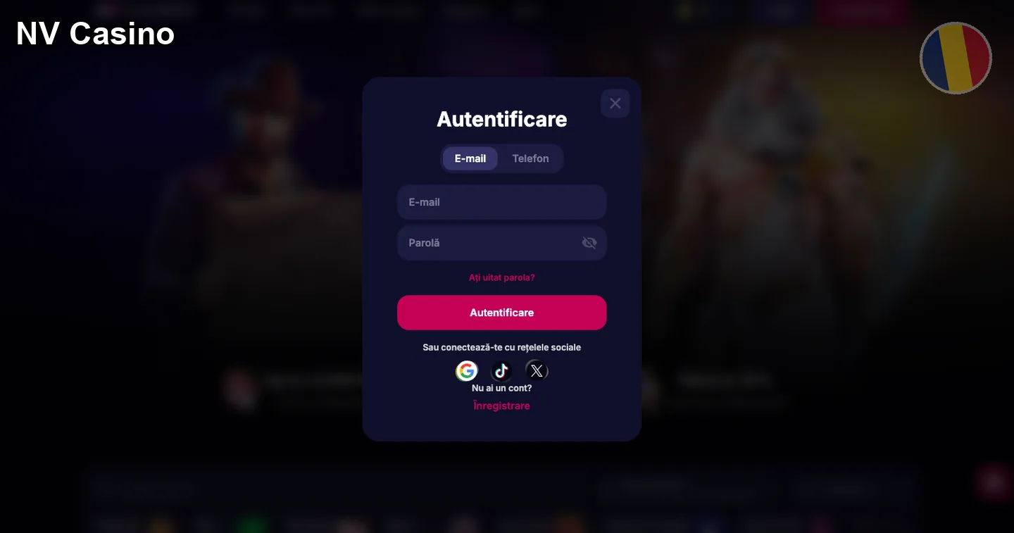 login – NV Casino: NV Casino login: pași de acces și recupe